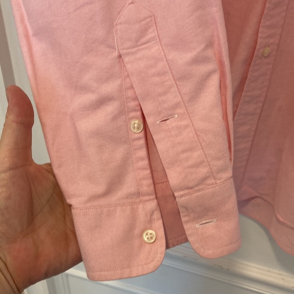 Ralph Lauren Men's 'The Blake'  Long Sleeved Cotton Shirt in Pink XL - Picture 6 of 7